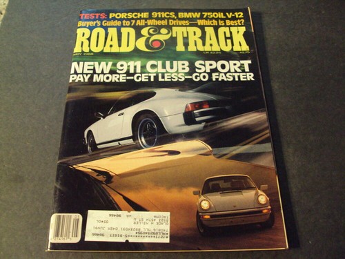 Road and track may 1988 - and,