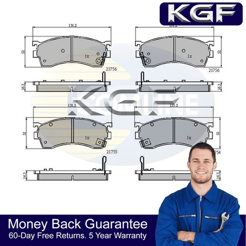 Kgf front brake - kgf, set