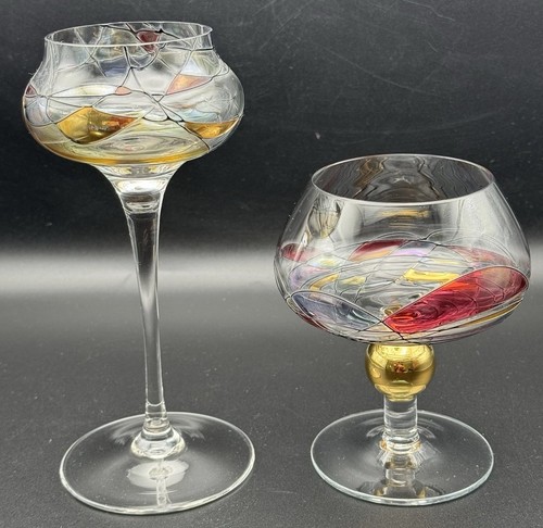 Vintage pair hand blown - vintage,