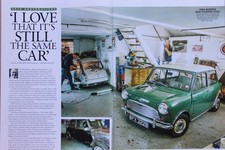 Original CC 2014 extracted mag article: 1964 MORRIS MINI COOPER 970S, restored