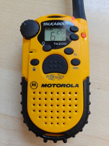 Motorola talkabout ta200 - motorola,