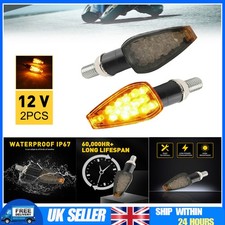 Universal Motorcycle Turn Signal Light LED Lamp Fits For Honda Suzuki Triumph Uk