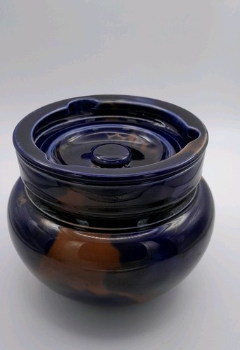 Antique stoneware humidor - antique,