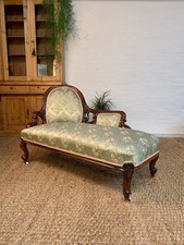 Victorian Rosewood Chaise