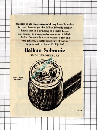 The balkan sobranie smoking - balkan,