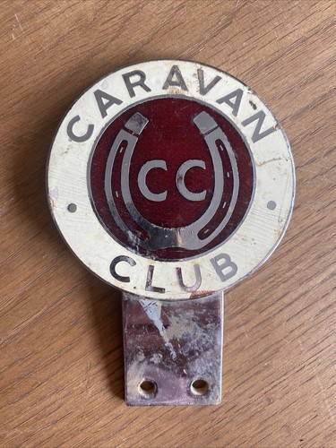 Vintage caravan club - club, enamel