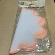 25 Fluorescent Orange large scallop Organza Tulle Circles bomboniere Favour Net