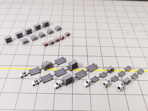 White tug dolly - 6x,