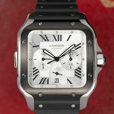 Cartier Santos Chronograph Extra Large WSSA0017 August 2022