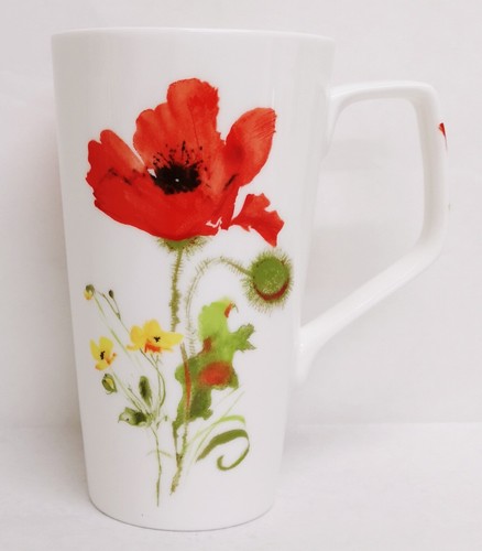 Poppy mug fine - fine, china