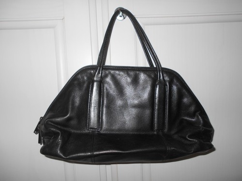 Anne klein black leather - leather, outer