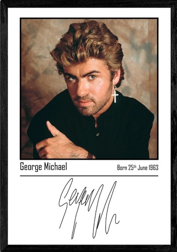 George michael autograph - george,