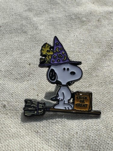 Snoopy broomstick pin - snoopy,
