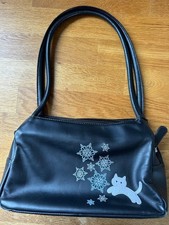 Ciccia Cat & Snowflakes Black