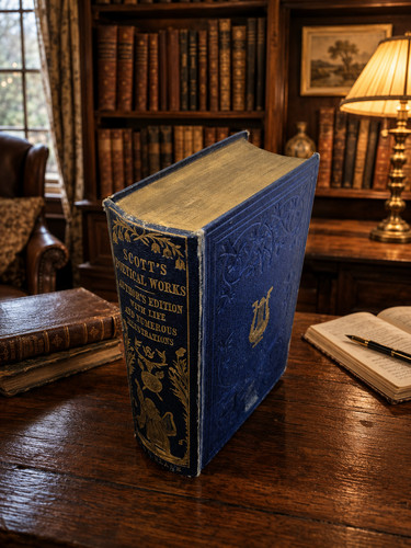 Scott poetical works - scott's,