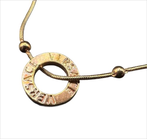 Versace circular necklace - circular,