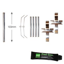 FRONT BRAKE PAD FITTING PIN