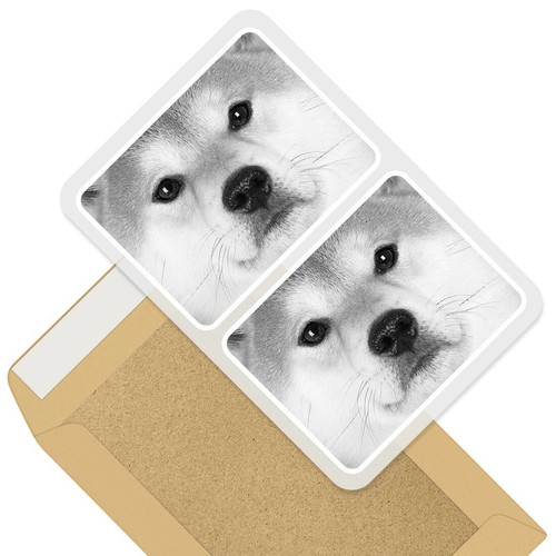 Rectangle stickers 7 5cm - 2,