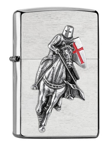 Zippo lighter knight - zippo, crusader