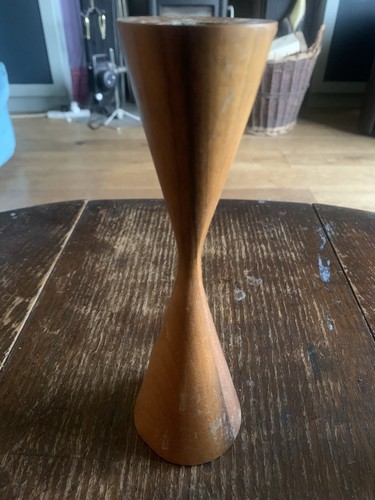 Conran wooden candle - wooden, stick