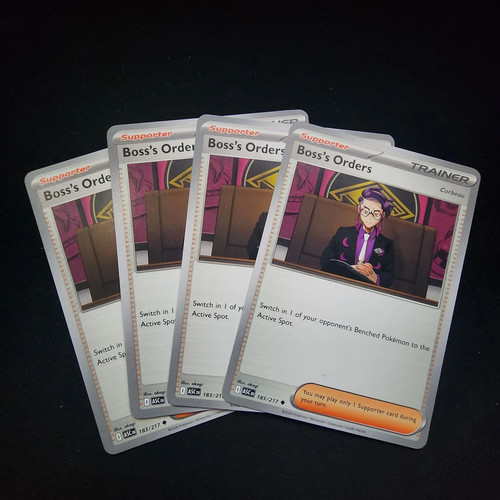 Boss orders corbeau - 4x,