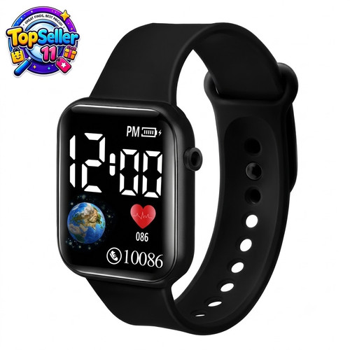 Led digital sport watch - led,