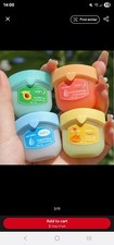 Mini Vaseline 4pcs  Lip Balm Set-Deep Moisturising And Soothing Lip Balm