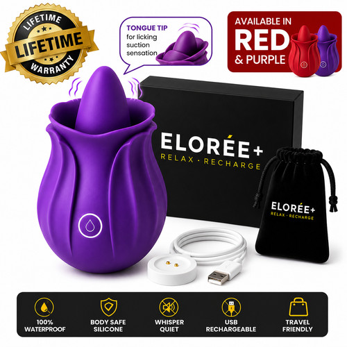 Rose tongue vibrator mode - rose,