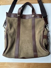 Bally Heritage 1851 Large Leather Tote Bag Brown Made in Italy Vintage Rare
