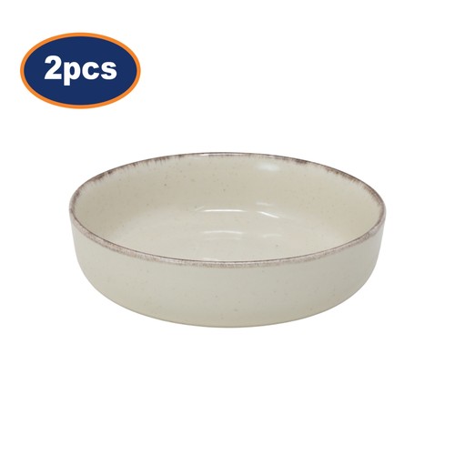 Stoneware bowls cream - bowls,