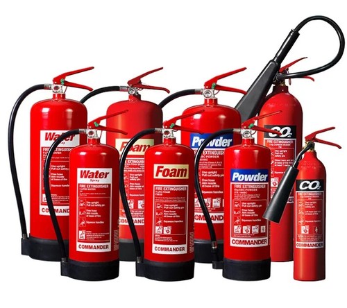 Brand new fire extinguishers - fire,