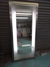 Bespoke Stainless Steel Illuminated XL Mirror ~ hairdresser ~ Nails ~ Lashes 