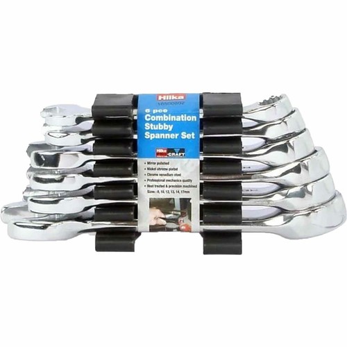 6pc stubby spanner set short - spanner,