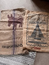Two Used Coffee Sacks