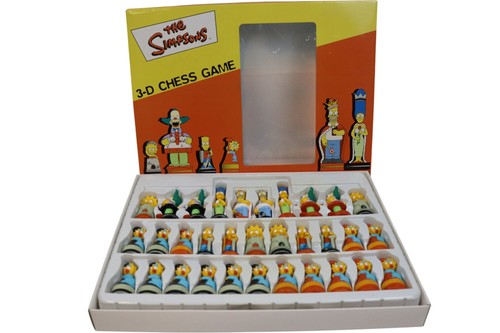 The simpsons chess game - simpsons, 3-d