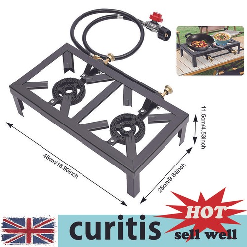 Portable double burner - portable, outdoor