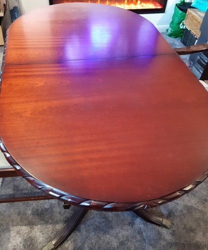 Mahogany extending dining - mahogany,
