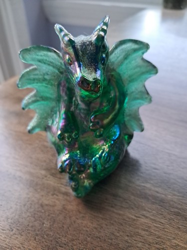 Fenton dragon emerald green - fenton,