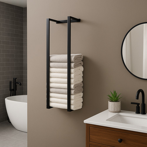 Towel rack wall mounted - towel,