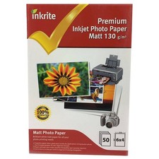 Inkrite Matte 6x4" Inkjet