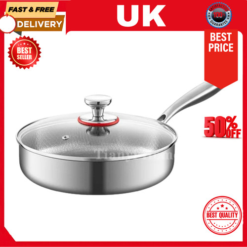 28cm titanium frying pan - titanium,