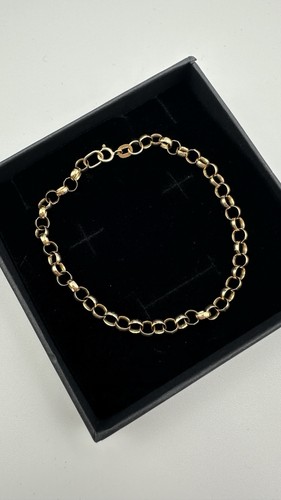 9ct yellow gold belcher - yellow, belcher/rolo