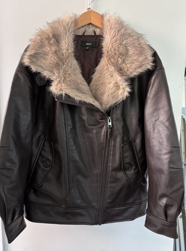Next chocolate brown bomber - brown,