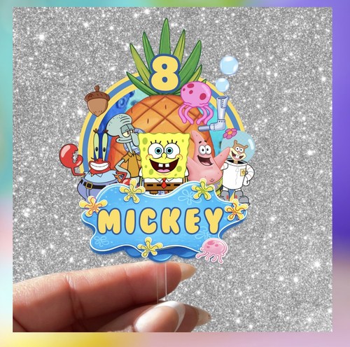 Sponge bob cake topper - bob,