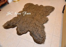 5' Grizzly Cali Bearskin Fur