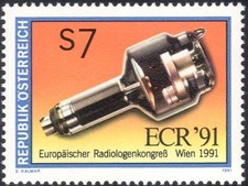 Austria 1991 X-Ray Tube/Medical/Health/Radiology Congress/X-Rays 1v (n44447)