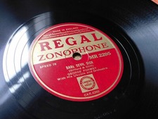 George Formby 78 RPM DARE DEVIL DICK BUNKAM'S TRAVELLING SHOW 1937 MR 2295