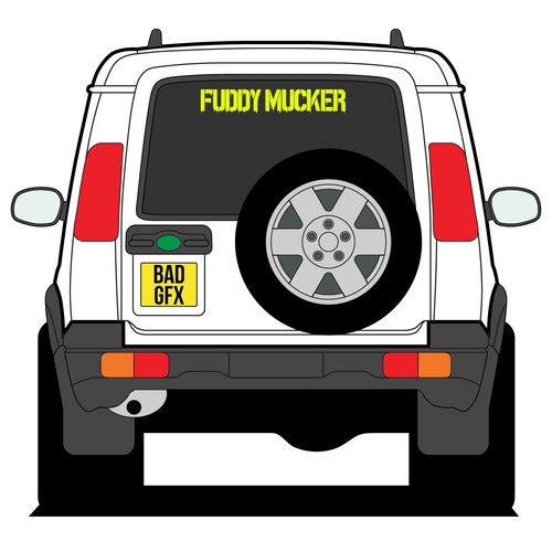 Funny off road sticker large - funny,