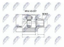 Genuine NTY Joint Kit Drive