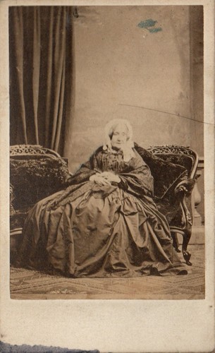Claudet london cdv old lady - claudet,